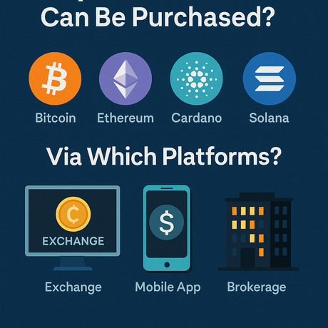 Visual guide to crypto types and supported platforms